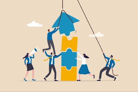 Powerful expression of teamwork within uncertainty 
