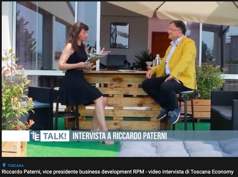 Riccardo Paterni interviewed by the magazine Toscana Economy in his role of RPM Network Business Development Vice President