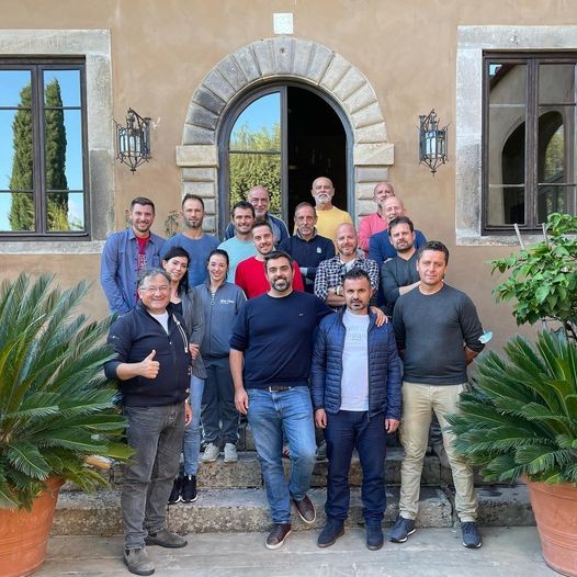 Team-building in progress at Moveco Italia 