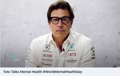 In occasion of the World Mental Health Day, Toto Wolff focuses on the topic 