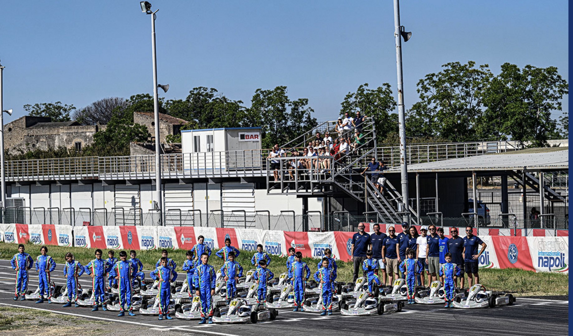 Kart Summer Camp organized by the Italian Karting Federation 