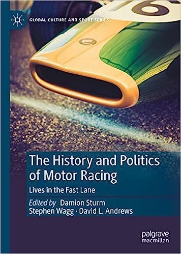 History and Politics of Motor Racing: new book