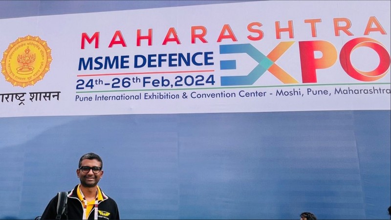 Synergy Pathways at Maharashtra Defence Exhibition 2024 with Merin 